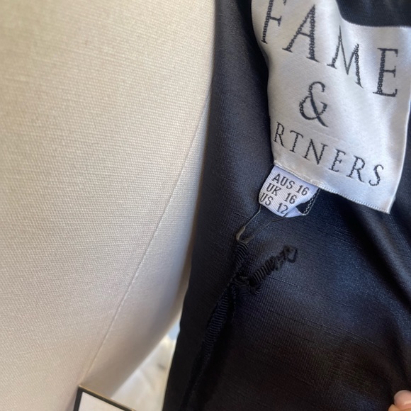 Fame and Partners Dress- black and white gown limited edition - Picture 5 of 5